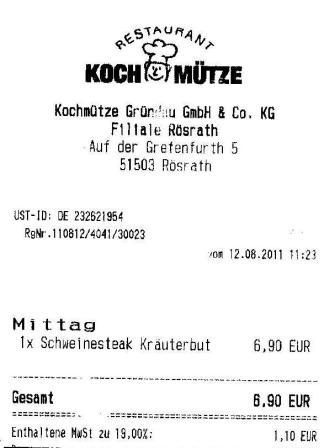 latd Hffner Kochmtze Restaurant